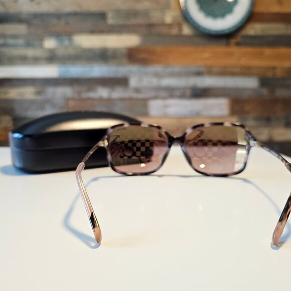 Coach Pink Tortoise 56635M Sunglasses - Picture 4 of 6